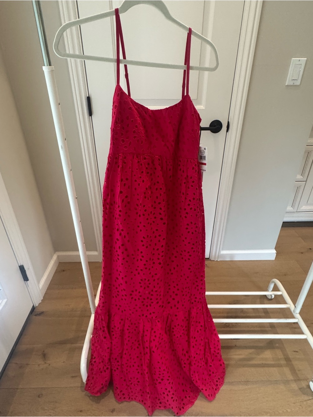 1. State Magenta Eyelet Dress